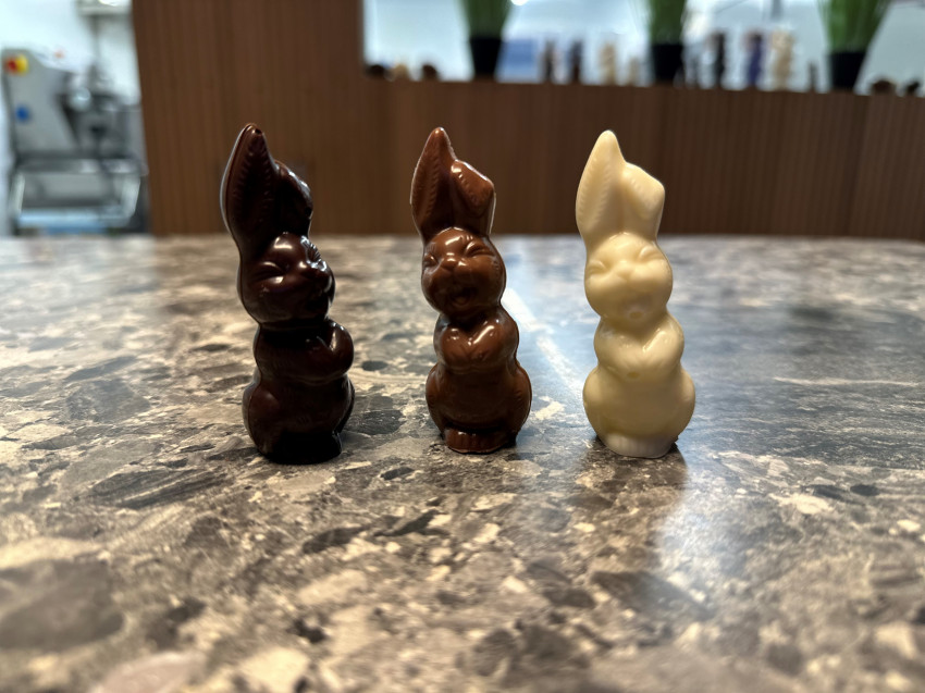 Lachhaas - 70mm met praliné