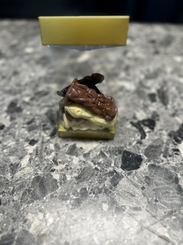 Zakje Sinterklaas en pieten - massieve chocolade