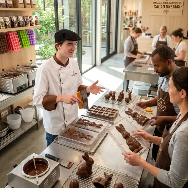 Artisanale chocolade workshop
