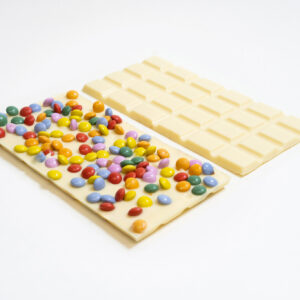 Tablet smarties witte chocolade